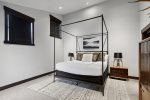 Relax in the King sized bed in the master suite